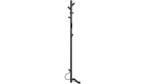 Soojendusega käterätikuivati ​​VERTEX, 1400 mm, varras, 35W, roostevaba teras, must - 1