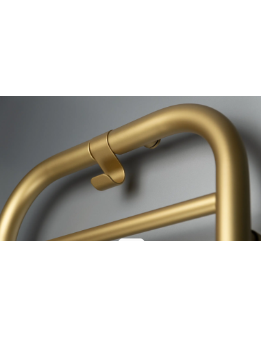 SILIA - Bathroom heater, electric - height 121 cm - matte gold - AGI_RG41E - 3