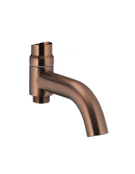 MOZA BRUSHED ROSE GOLD vannas snīpis, paredzēts kombinēšanai ar lietus dušu 835-670-34