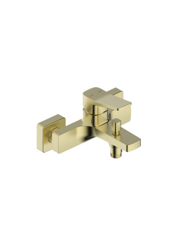 MALAGA BRUSHED LIGHT GOLD sienas vannas maisītājs 4524-010-31