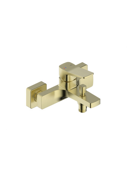 MALAGA BRUSHED LIGHT GOLD sienas vannas maisītājs 4524-010-31