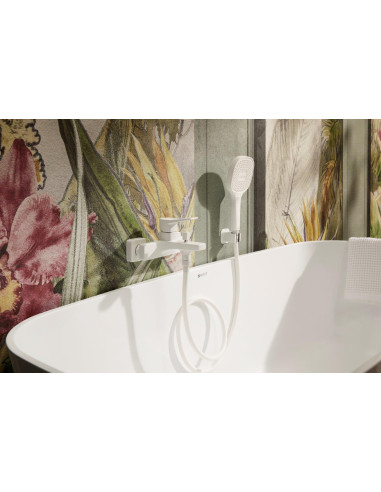 MALAGA WHITE sienas vannas maisītājs 4524-010-44