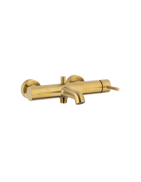 MOZA BRUSHED GOLD sienas vannas maisītājs 5034-020-31