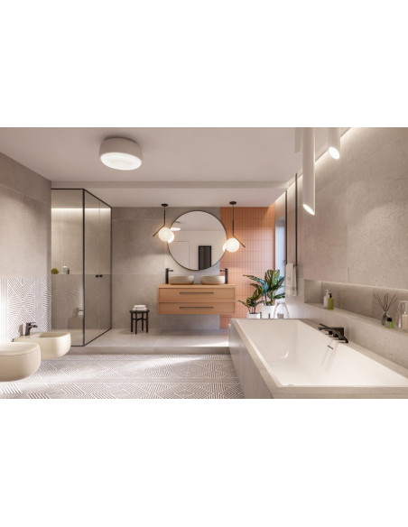 MOKAIT BLACK 4 bedrīšu vannas maisītājs uz virsmas 5535-210-81