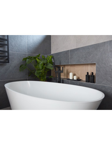 LOGON BLACK stāvošais vannas maisītājs 5135-510-81