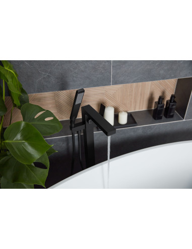 LOGON BLACK stāvošais vannas maisītājs 5135-510-81