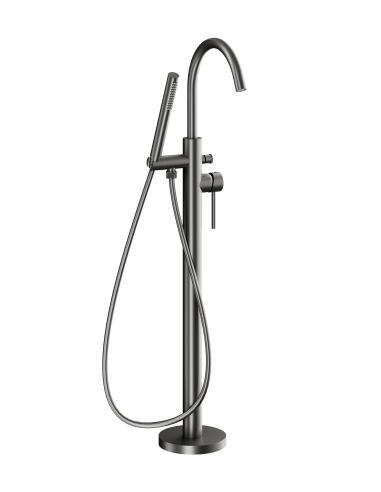 MOZA GUN METAL GREY stāvošais vannas maisītājs 5035-510-61