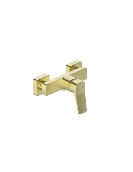 MALAGA BRUSHED LIGHT GOLD sienas dušas maisītājs 4526-010-31