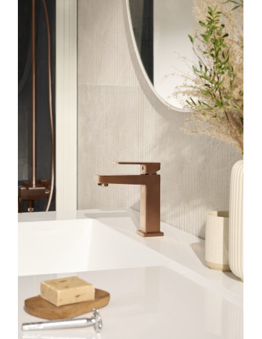 LOGON BRUSHED GOLD stāvmaisītājs izlietnei 5132-815-39