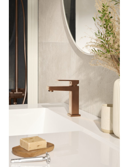 LOGON BRUSHED GOLD stāvmaisītājs izlietnei 5132-815-39
