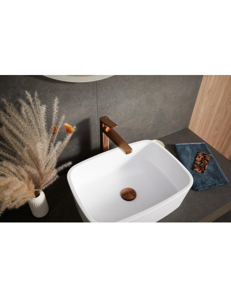 MALAGA BRUSHED GOLD stāvmaisītājs izlietnei 4522-815-31
