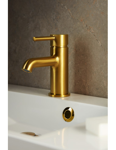 MOZA BRUSHED GOLD stāvmaisītājs izlietnei 5032-815-31