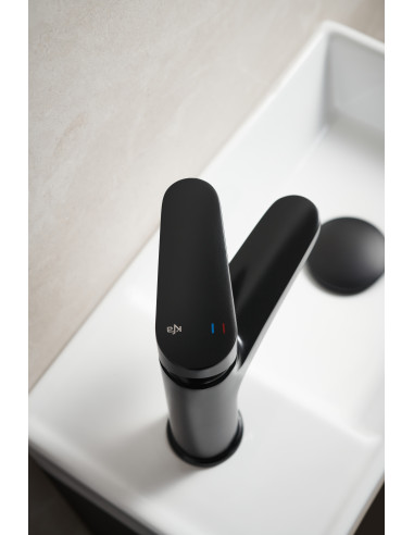 OTAVA BLACK stāvmaisītājs izlietnei 5552-815-81