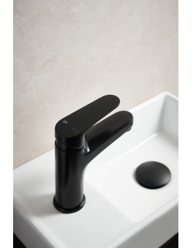 OTAVA BLACK stāvmaisītājs izlietnei 5552-815-81