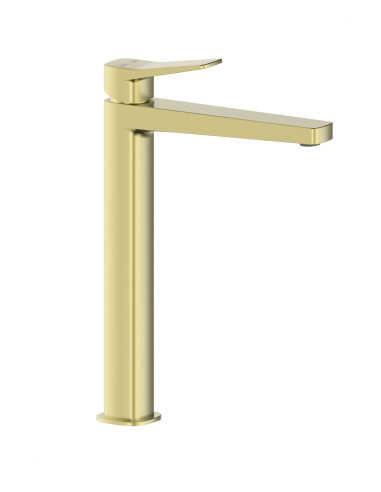 MALAGA BRUSHED GAIŠI ZELTA stāvošais izlietnes maisītājs 4522-712-31