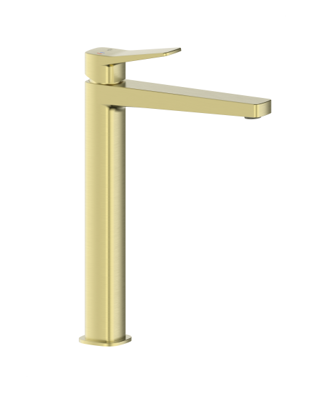MALAGA BRUSHED GAIŠI ZELTA stāvošais izlietnes maisītājs 4522-712-31