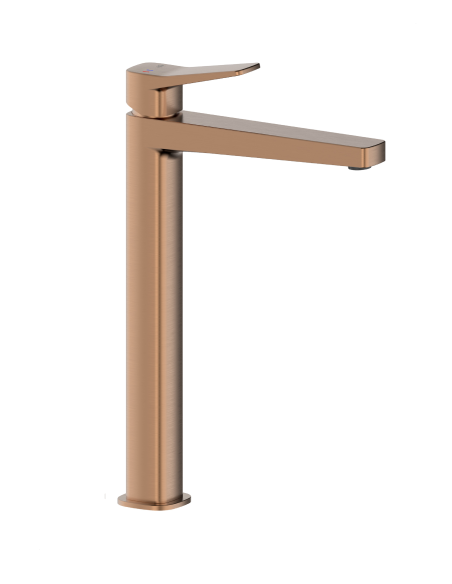 MALAGA BRUSHED ROSE GOLD stāvošais izlietnes maisītājs 4522-712-34