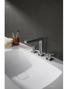 MALAGA CHROME trīs caurumu izlietnes jaucējkrāns 4522-221-00 2