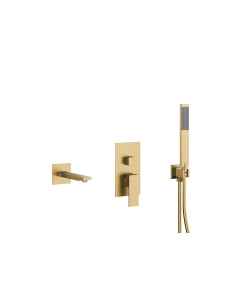 LOGON BRUSHED GAIŠI ZELTA krāsas iebūvējamā vannas komplekts 5139-401-39