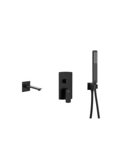 MOKAIT BLACK iebūvējamā vannas komplekts 5539-401-81
