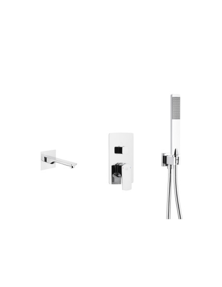 MOKAIT CHROME iebūvējamā vannas komplekts 5539-401-00
