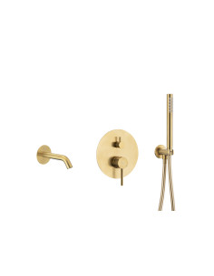 MOZA BRUSHED GOLD iebūvējamā vannas komplekts 5039-401-31