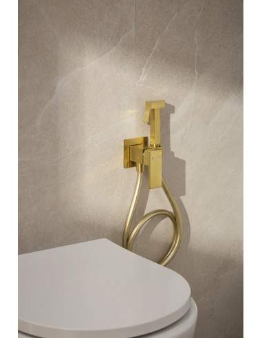 LOGON BRUSHED LIGHT GOLD iebūvējamais bidē maisītājs 5139-512-39