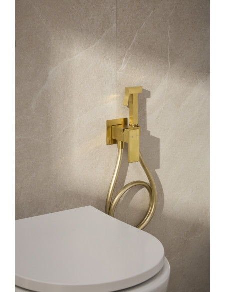 LOGON BRUSHED LIGHT GOLD iebūvējamais bidē maisītājs 5139-512-39