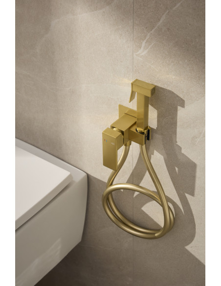 LOGON BRUSHED LIGHT GOLD iebūvējamais bidē maisītājs 5139-512-39
