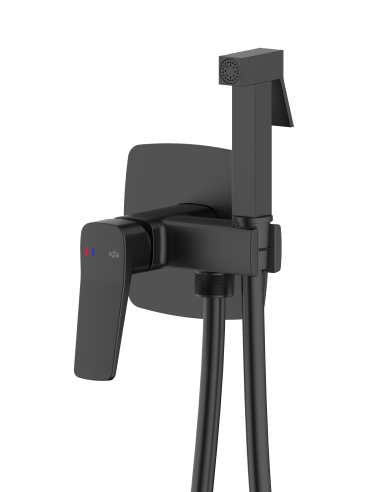 MALAGA BLACK iebūvējamais bidē maisītājs 4529-512-81