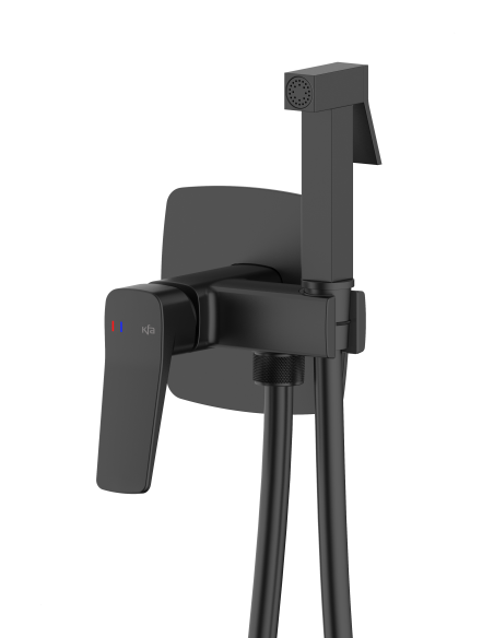 MALAGA BLACK iebūvējamais bidē maisītājs 4529-512-81