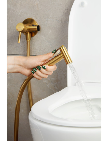 MOZA BRUSHED GOLD iebūvējamais bidē maisītājs 5039-512-31