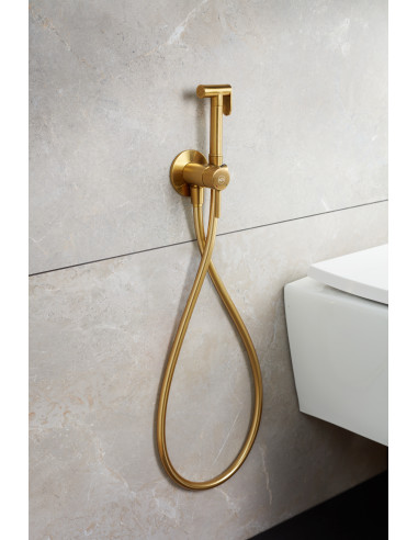MOZA BRUSHED GOLD iebūvējamais bidē maisītājs 5039-512-31