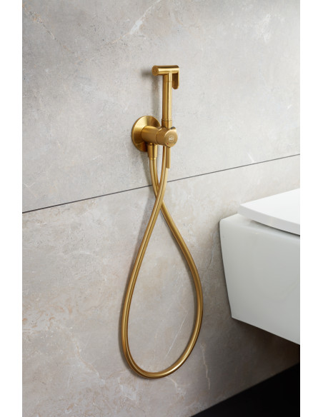 MOZA BRUSHED GOLD iebūvējamais bidē maisītājs 5039-512-31