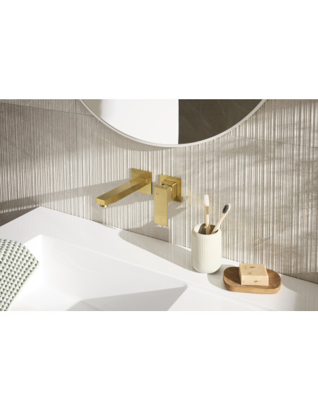 LOGON BRUSHED LISHT ZELTA krāsas iebūvējamais izlietnes maisītājs 5139-810-39