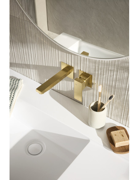 LOGON BRUSHED LISHT ZELTA krāsas iebūvējamais izlietnes maisītājs 5139-810-39