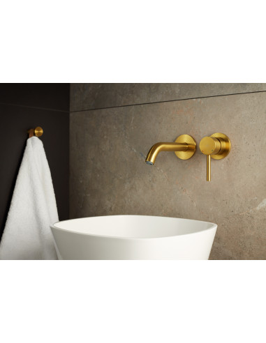 MOZA BRUSHED GOLD iebūvējamais izlietnes maisītājs 5039-810-31