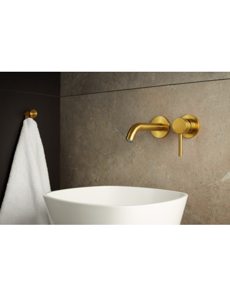 MOZA BRUSHED GOLD iebūvējamais izlietnes maisītājs 5039-810-31