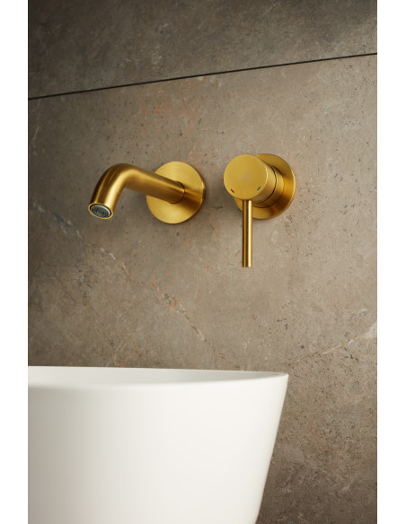 MOZA BRUSHED GOLD iebūvējamais izlietnes maisītājs 5039-810-31
