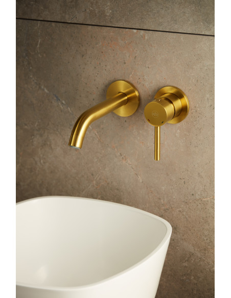 MOZA BRUSHED GOLD iebūvējamais izlietnes maisītājs 5039-810-31