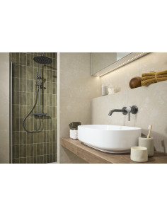 MOZA GUN METAL GREY iebūvējamais izlietnes maisītājs 5039-810-61 2