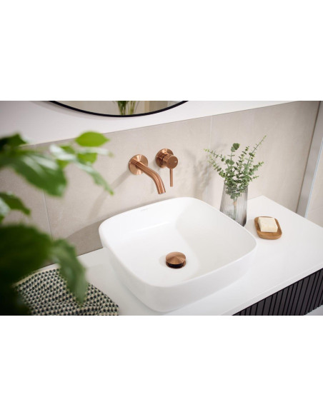MOZA BRUSHED ROOSTEAD GOLD iebūvējamais izlietnes maisītājs 5039-810-34