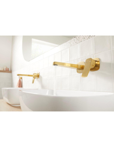 MALAGA BRUSHED GAIŠI ZELTA iebūvējamais izlietnes maisītājs 4529-810-31