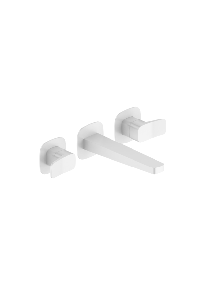 MALAGA WHITE slēptais trīs caurumu izlietnes jaucējkrāns 4529-821-44