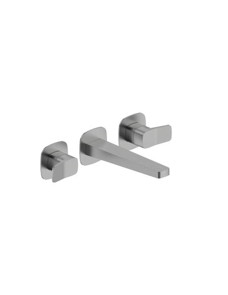 MALAGA GUN METAL GREY slēptais trīs caurumu izlietnes jaucējkrāns 4529-821-61