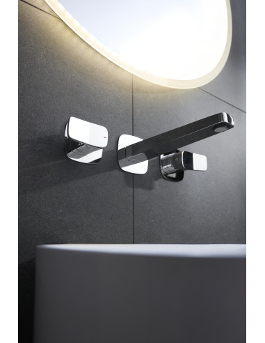 MALAGA CHROME slēptais trīs caurumu izlietnes jaucējkrāns 4529-821-00