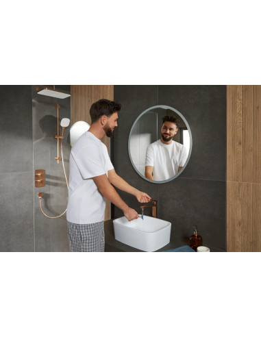 MALAGA MATĒTS ROZĀ ZELTS iebūvējamais termostatiskais jaucējkrāns 5759-001-34