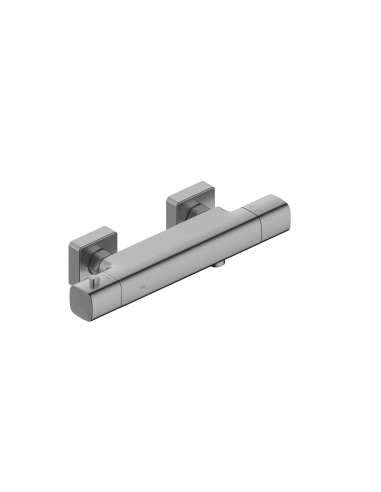 MALAGA GUN METAL PELĒKS sienas termostatiskais dušas jaucējkrāns 5756-010-61