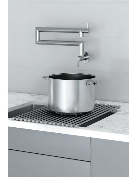 DUERO POT FILLER NERŪSĒJOŠAIS TĒRAUDS grozāms virtuves jaucējkrāns 6623-030-22