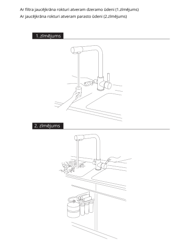 Virt.izlietneskrāns ar izv.filt.ūdenimMG-2058, ABAVA
